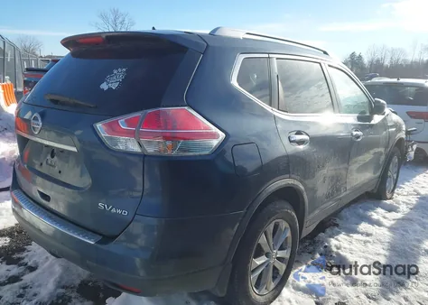 2016 Nissan Rogue Sv z USA, uszkodzony, nr VIN KNMAT2MV1GP734645